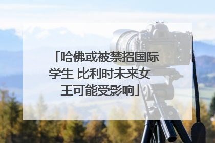 哈佛或被禁招国际学生 比利时未来女王可能受影响